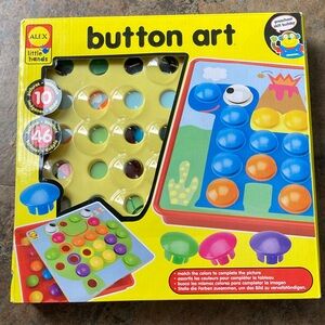 Little Hands Button Art - Creative Learning Toy